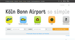 Desktop Screenshot of koeln-bonn-airport.de